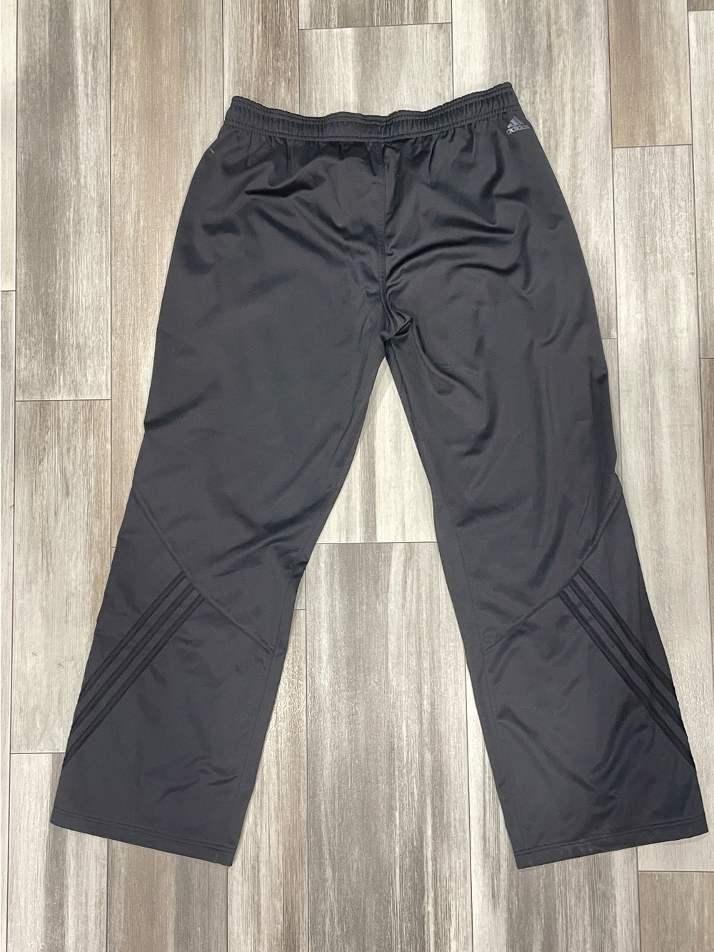 Men's Adidas Black Athletic Track Pants - Streetwear baggy fit